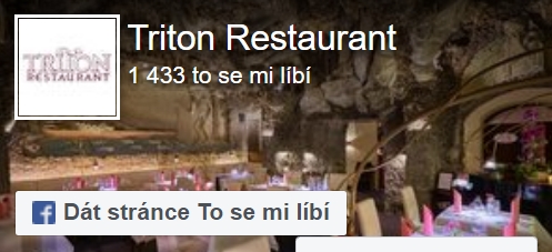 Triton Restaurant Prague - Facebook page
